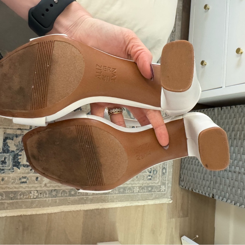 White Block Heel - Picture 10 of 10